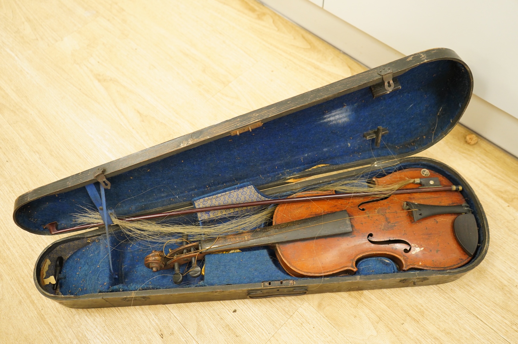 Two 19th / 20th century cased violins